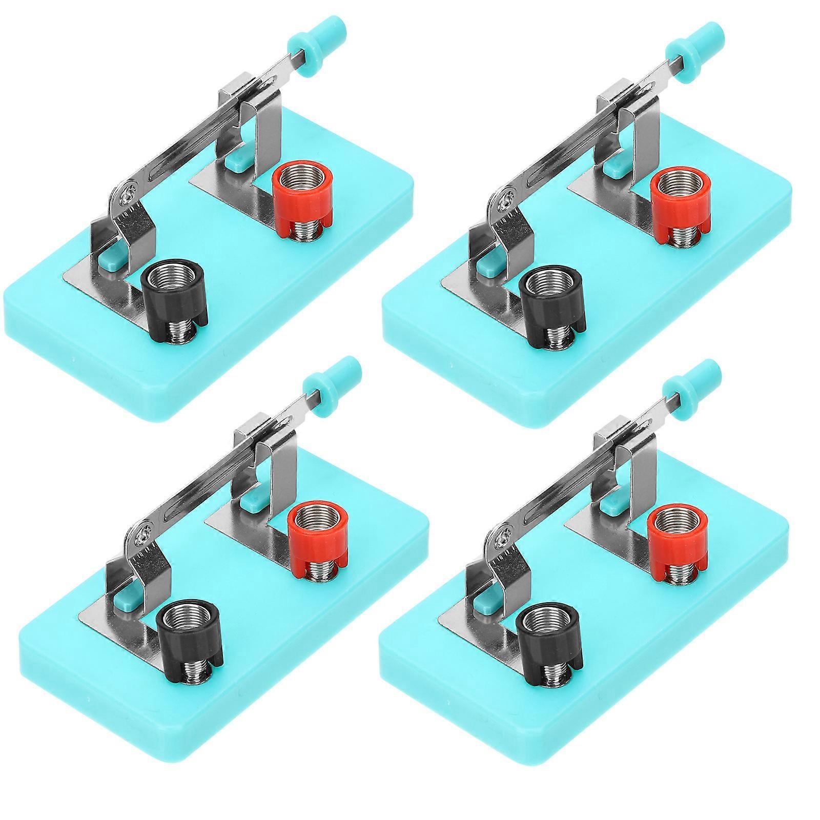 4pcs Single Throw Switch Single Pole Switch Physics Electrical Experiment Teaching Aids