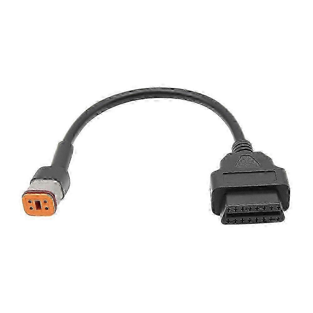 4Pin Motorcycles OBD2 Conversion Cable OBDII Diagnostic Adapter Cable compatible with Harley Davidson