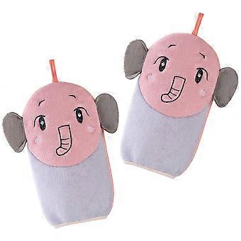 Kids Bathing Glove for Shower Cleaning 2Pcs Cartoon Assorted