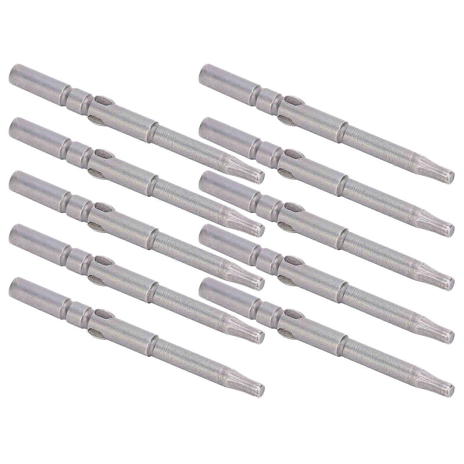 10Pcs Strong Magnetic Screwdriver Bits Hex Socket Harden Electric Hardware Tools