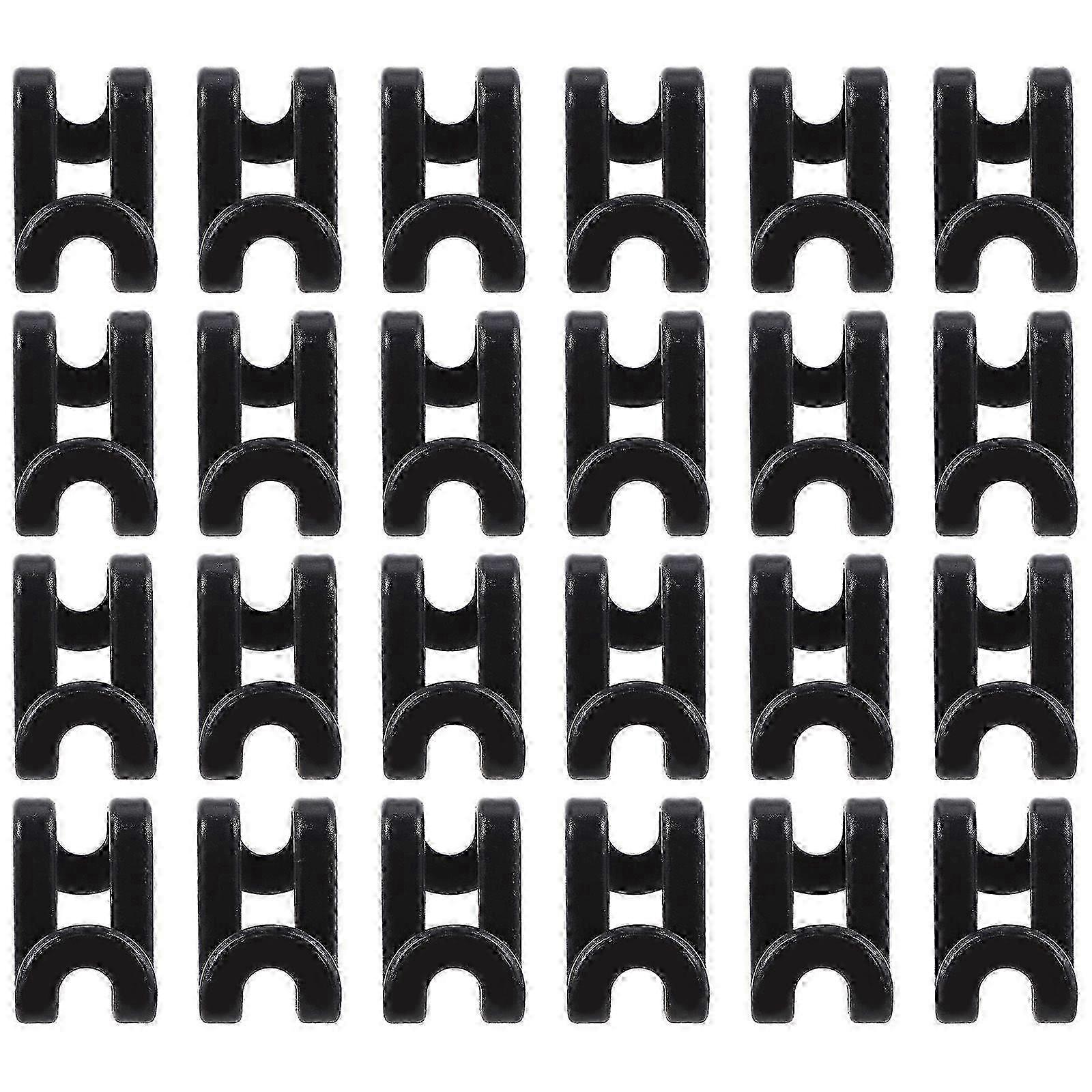 24Pcs Mini Cascading Clothes Hanger Connector Hooks Space Saving Hanger Hooks