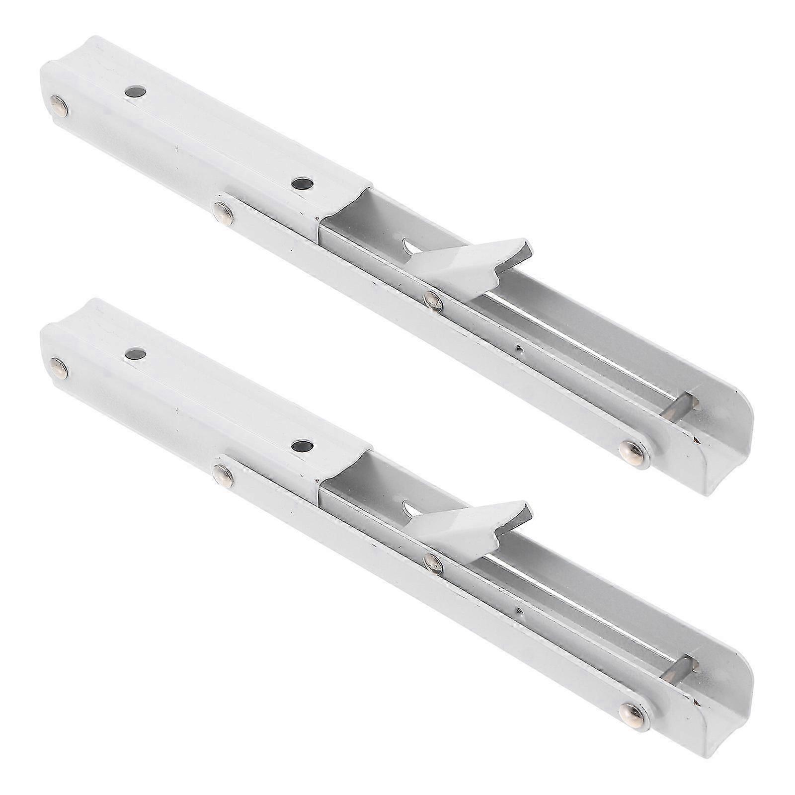 Triangle Folding Shelf Bracket Stainless Steel Brackets for Wall Support 2Pcs