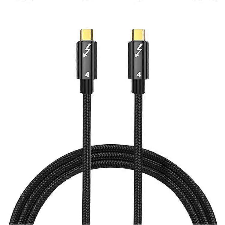 100W Type-C Compatible Thunderbolt 4 Cable, Length:1m