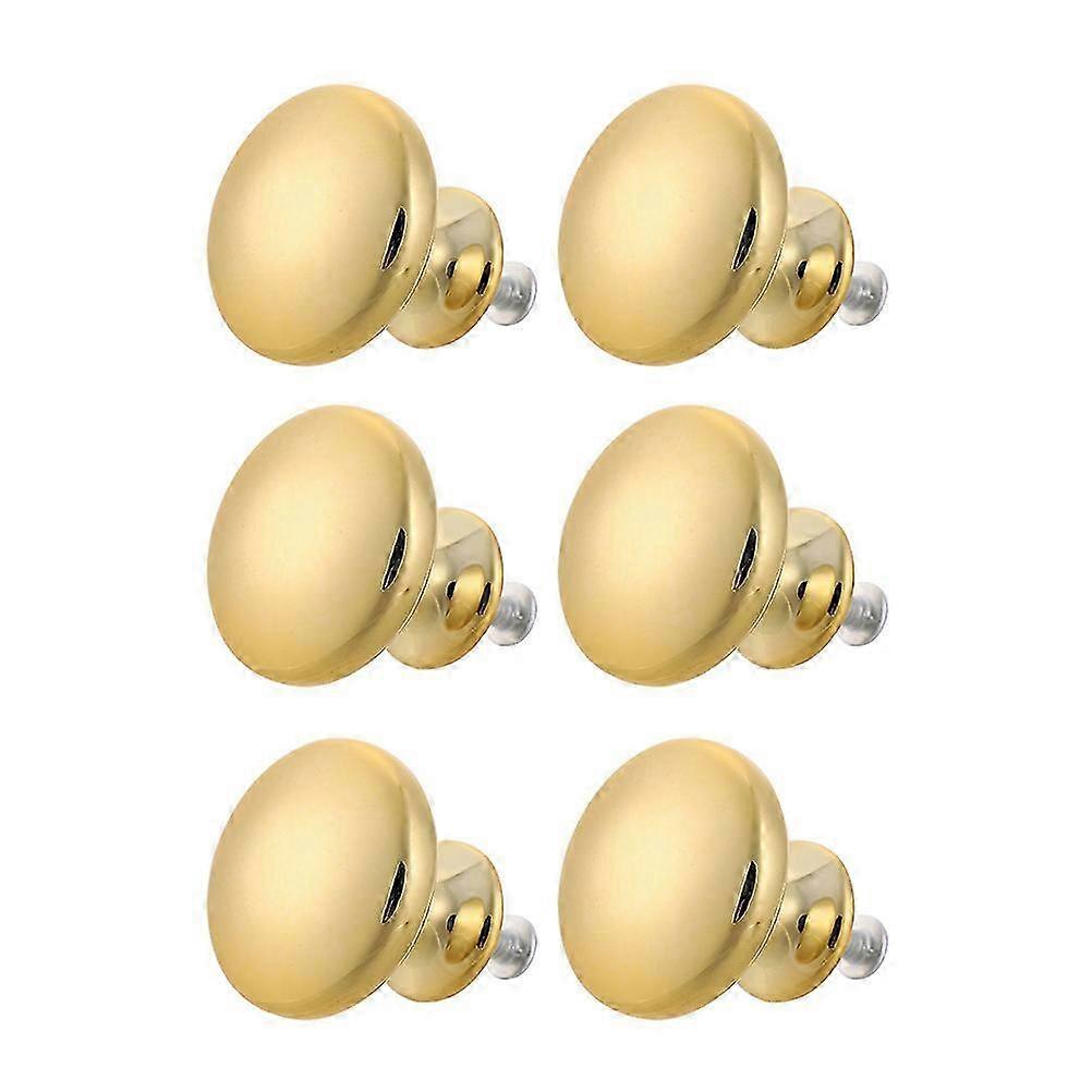 Modern Style Mushroom Door Knobs Zinc Alloy Pull Handle compatible with Drawer 6Pcs