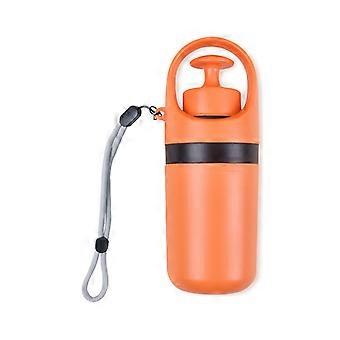 Creative Dog Poop Bag Dispenser Bone Shaped Leather Pet Poop Clean Bag Holder Refillable Leakproof Pet Waste Bag Carrier
