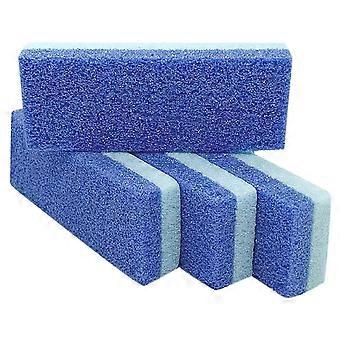 Set van 4 duurzame voetscrubstenen met puimsteen voor het verwijderen van eelt en het scrubben van de hielen.