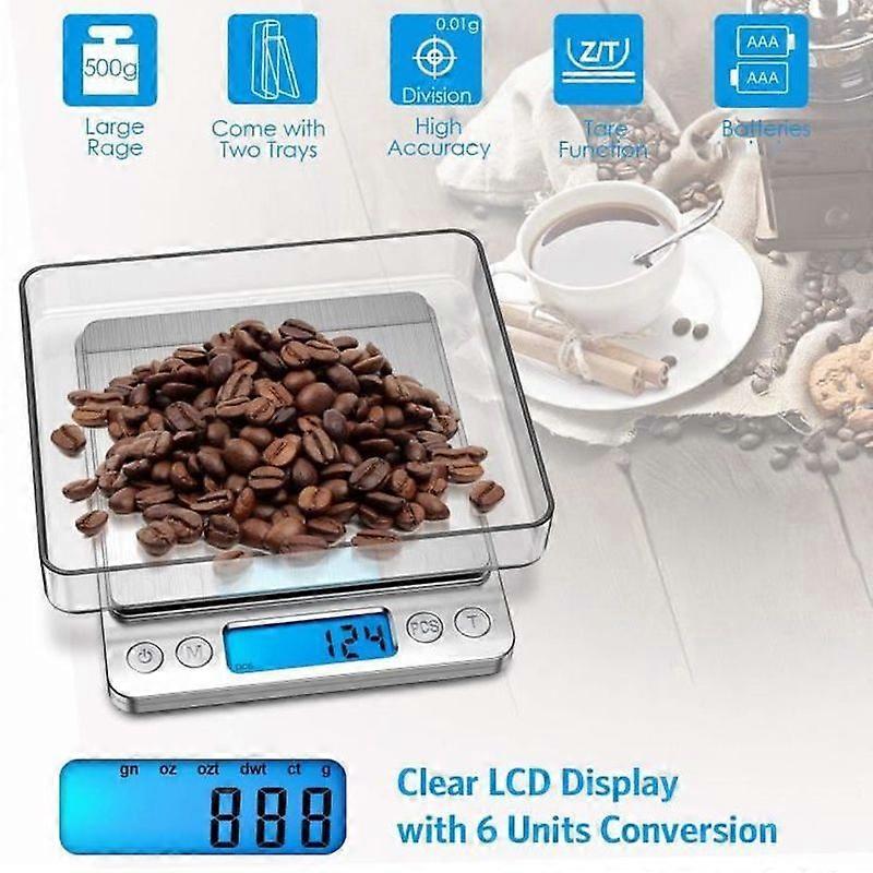 Precision Balance - - - 500g001g - 6 unit conversion - Tare and Count function