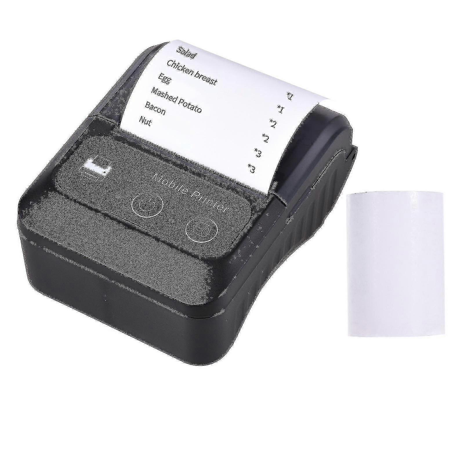 Portable Thermal Receipt Printer Wireless Bt Mini Receipt Receipt Pos Mobile Printer. Esc/pos Compatible With Android Ios Windows