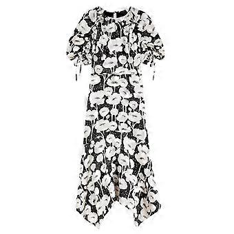 Ted Baker Womens/Ladies Abriee Poppy Floral Puff Sleeve Midi Dress