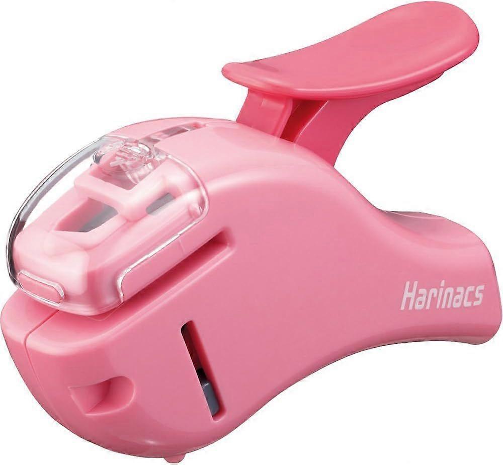 Stapleless Stapler, Compact Alpha, Up to 5 Sheets Binding, Pink, Japan Import