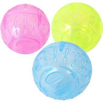 UBIUO Hamster Treningsball, Hamster Leker Om Mini Treningsball For Små Dyr Kjæledyr (10cm Tilfeldig Farge)