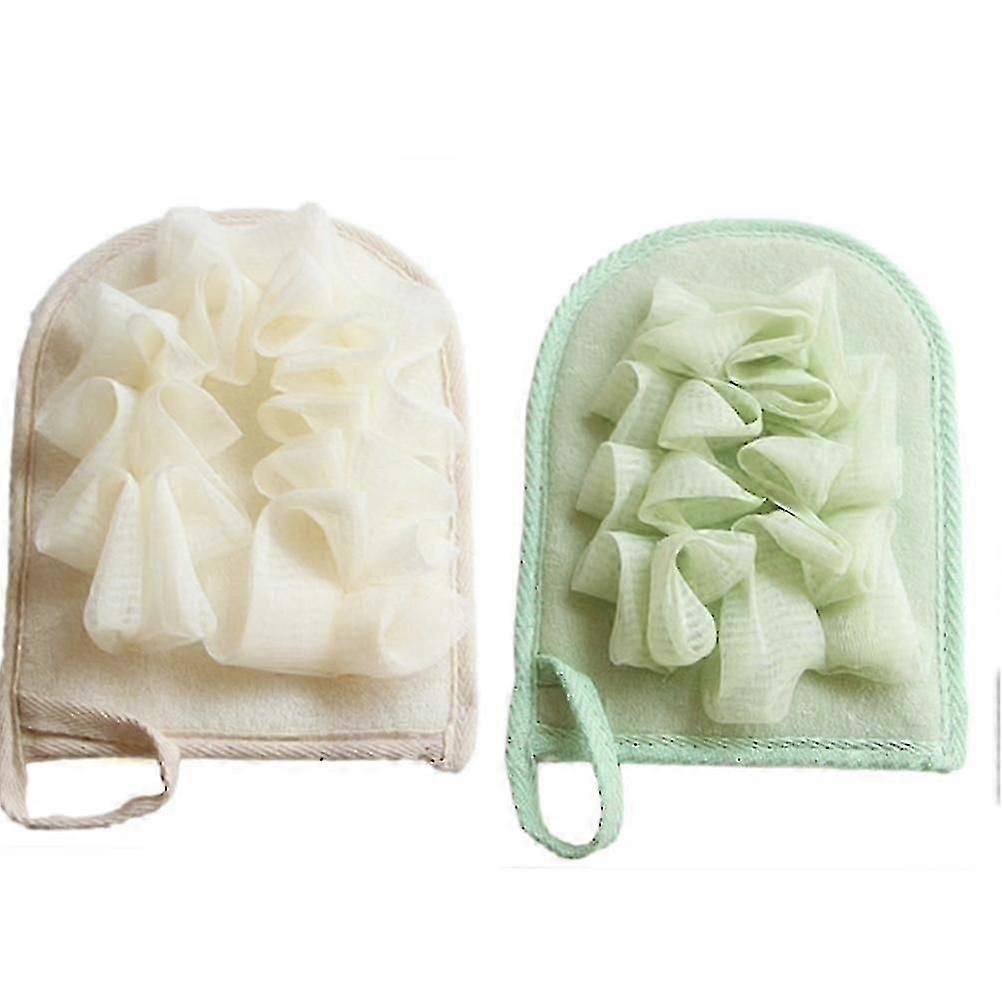Bath Sponge Mesh Bath Sponge Pads for Deep Cleaning Assorted Color
