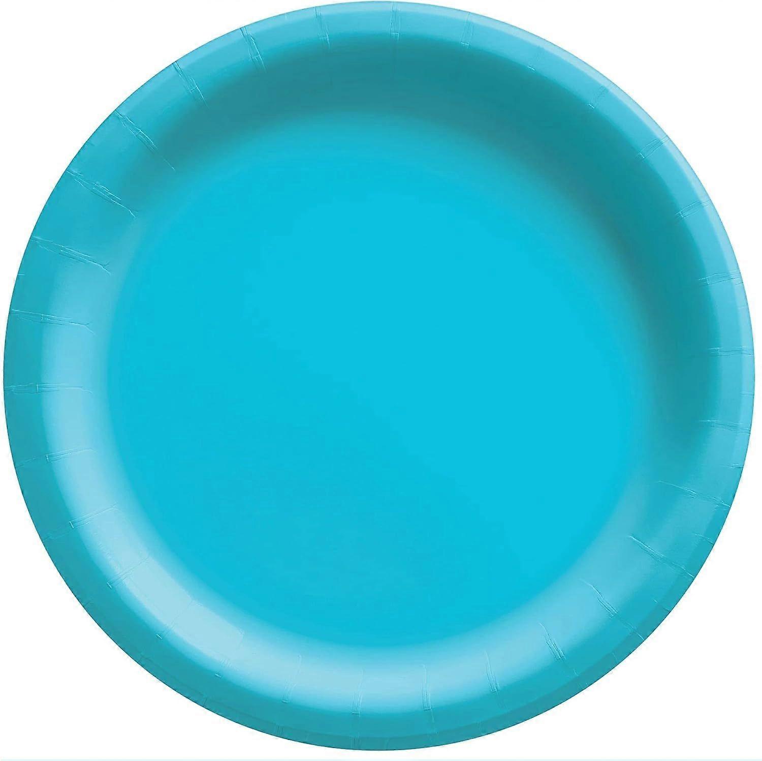 Caribbean Paper Plates, 9", Blue