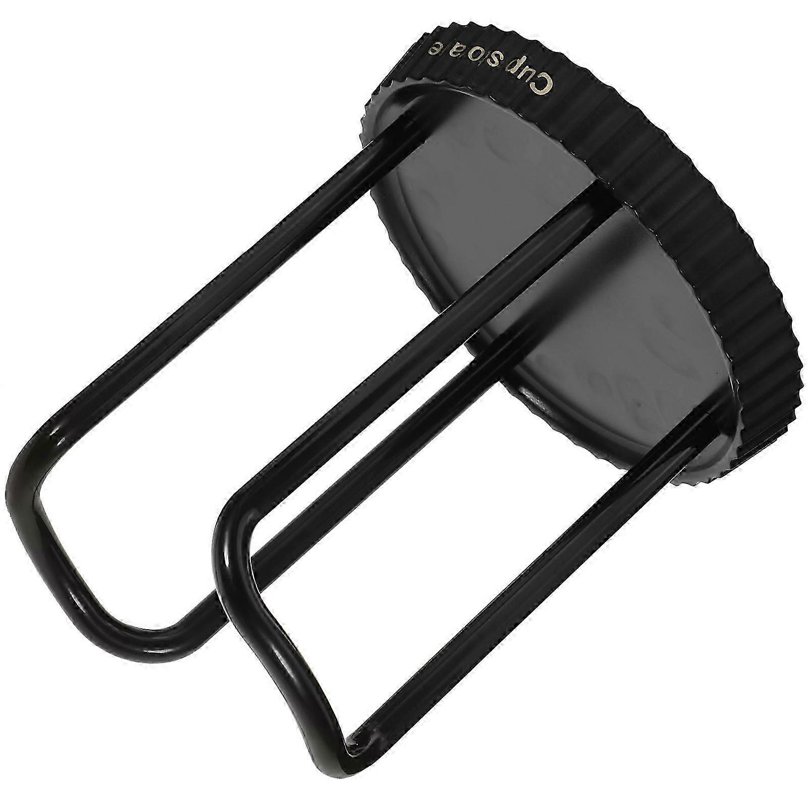 Cup Holder Dispenser Paper Cups Organization Black Rectangular 1Pack