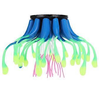 Künstliche Koralle Silikon Simulation Wasser Pflanze Aquarium Aquarium Aquarium Dekoration OrnamentBlau
