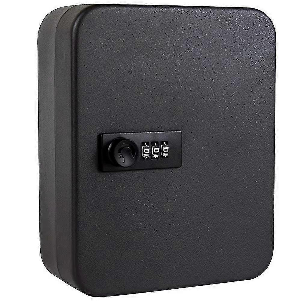 Combination Key Cabinet 36 Key Hooks Key Box