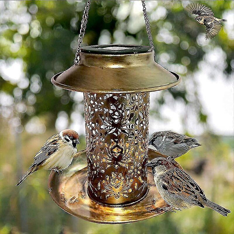 Solar Hanging Bird Feeder