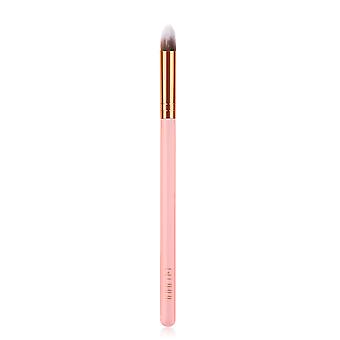 Pink Makeup Brush Set for Women Nylon Fiber Cosmetic Brushes 3Pcs Wood Handle