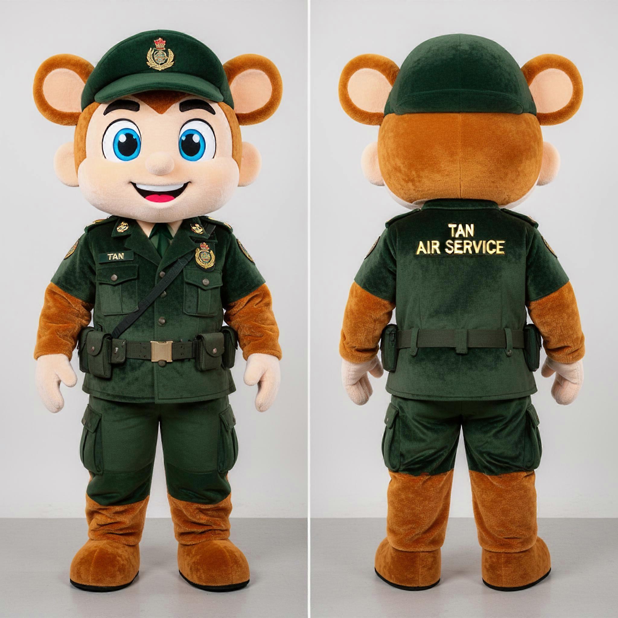 MASTICOT Tan Courageous Special Air Service Mascot
