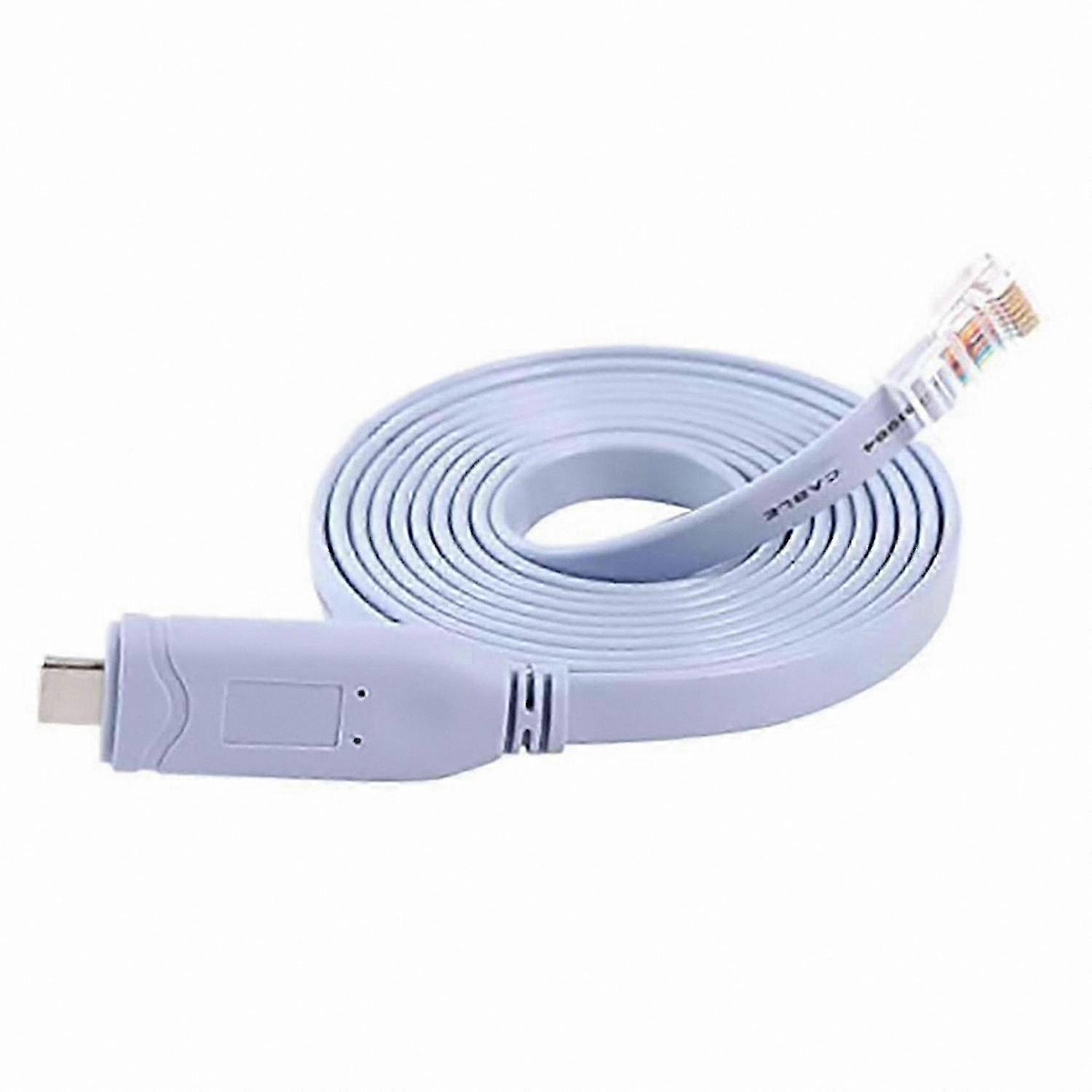 USB Type-C to RJ45 Console Cable for Router Debugging and Configuration Adapter Connection Tool