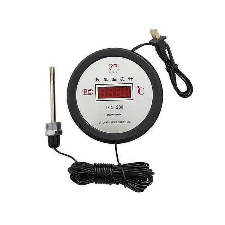 High Temperature Industrial Digital Thermometer With 10m Probe
