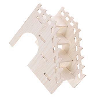 Wooden Pet Climbing Ladder for Hamster Cage Decor and Entertainment