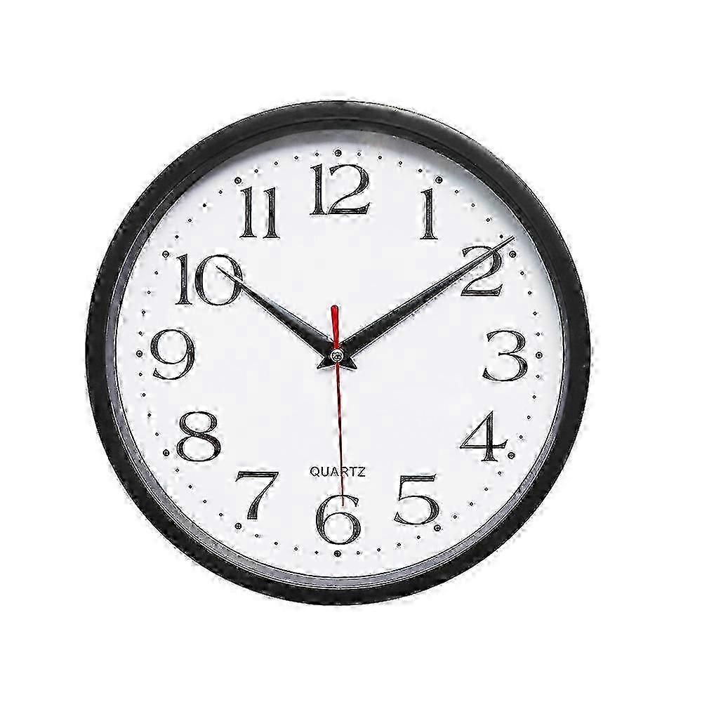 Modern Plastic Metal Silent Desk Clock