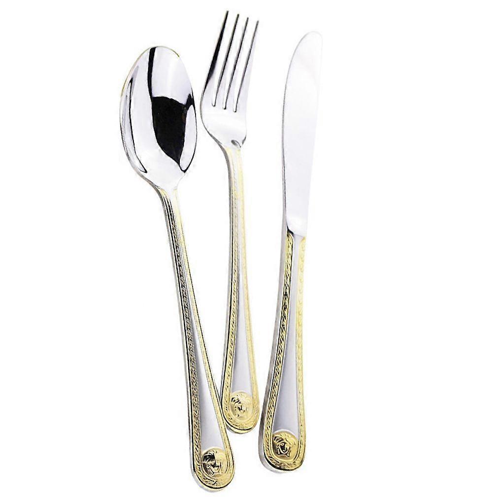 4pcs Cutlery Set Tableware Tableware Spoons Fork Knife Stainless Steel