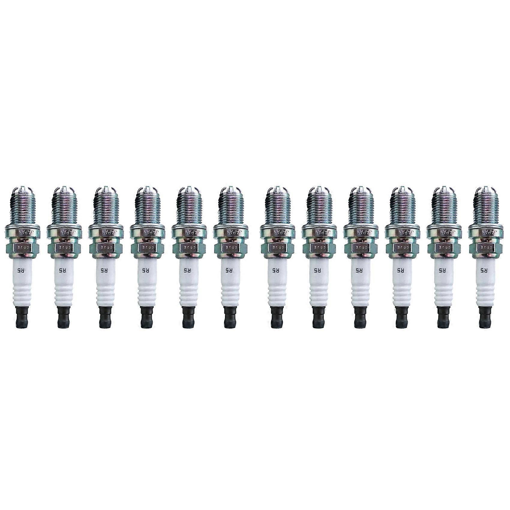 Spark Plug 12120037607 BKR6EQUP Compatible with BMW E46 E39 E83 E36 E63 E53 M54 M62 Z3 320 528 E38 E65 E34 BKR6EQUP 12pcs
