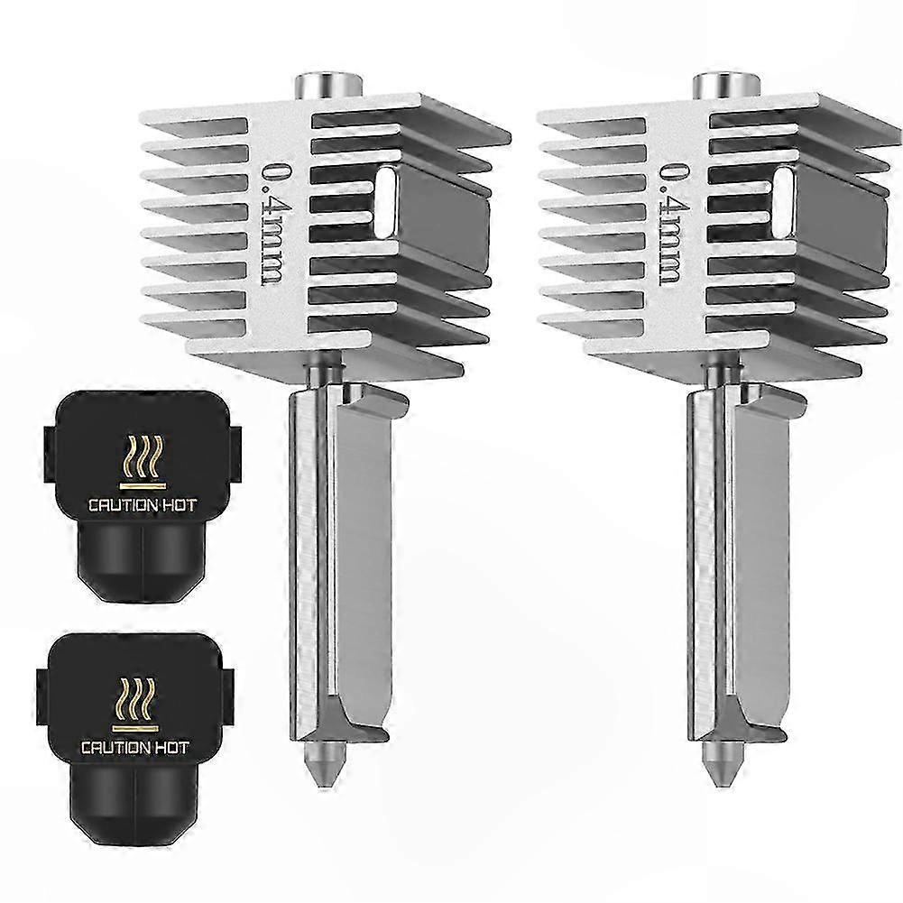 2 Set Hotend Kit Replacement Print Head Compatible with Bambu-Lab A1/A1 Mini 3D Printer