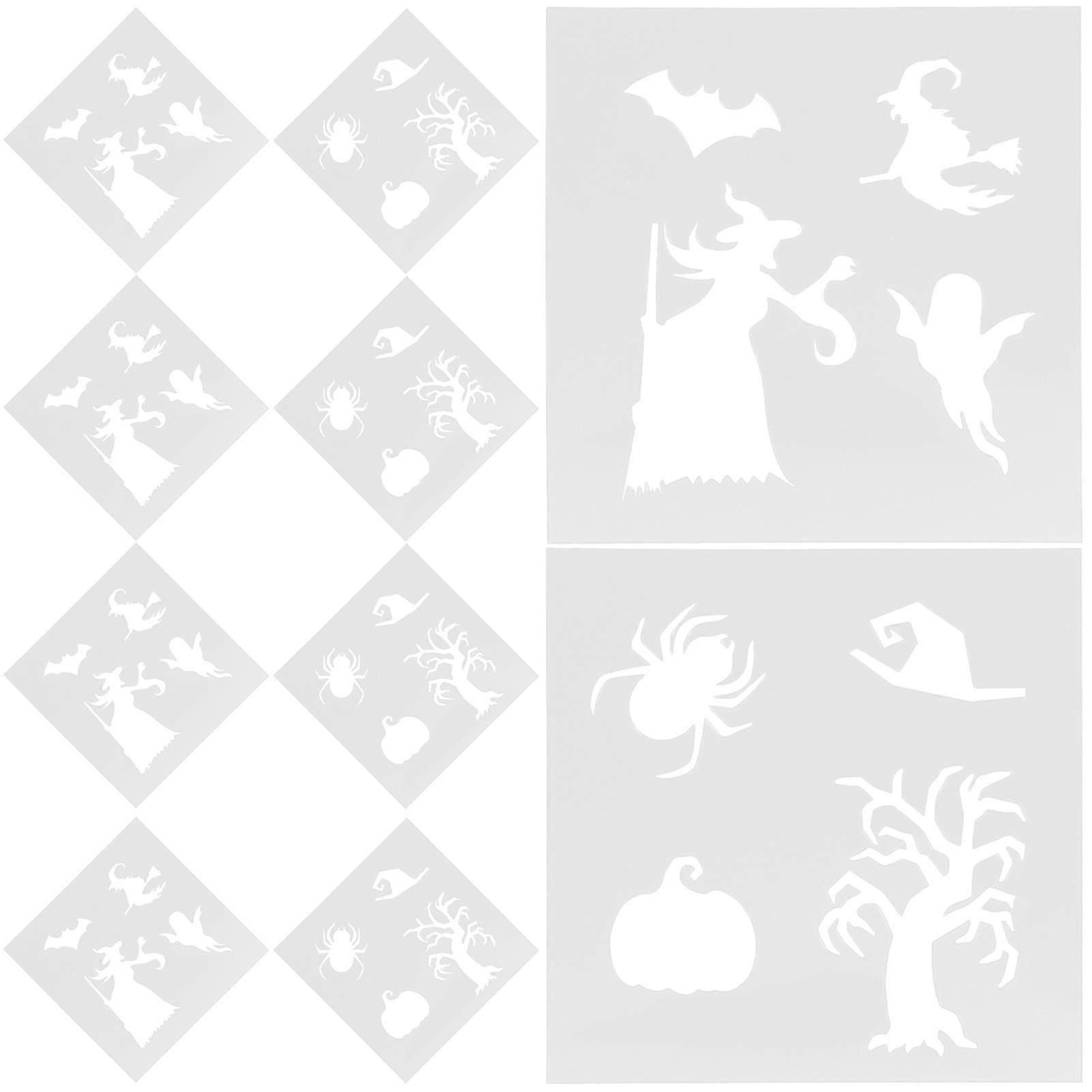 Painting Spray Stencils 40 Sheets Durable Plastic Halloween Stencils
