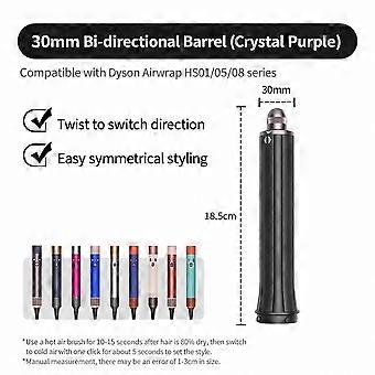 Cilindro arricciacapelli e adattatore intercambiabili compatibili con Dyson HS01 HS05 HS08 e HD01-HD16