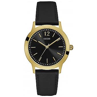 Échange de devinettes Quartz Analog Woman Watch avec Cowhide Bracelet W0922G4