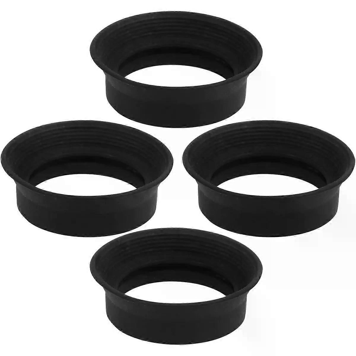 Microscope Eyepiece Replacement 4pcs Rubber Eye Cup Guard