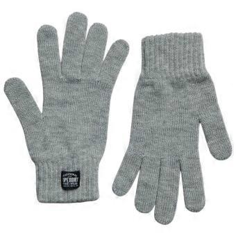 Superdry & Co Classic Knitted Gloves - Silver