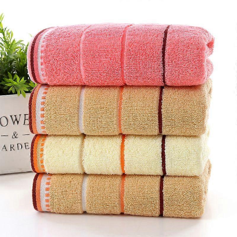 Compact Quick-Dry Cotton Towel Set 4 Pack