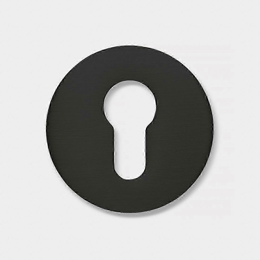 Brass Euro Key Escutcheon Plate Pair