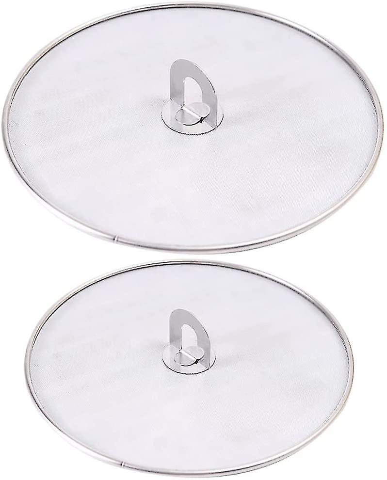 grease Splatter Screen 2 Pcs Splatter Cover, Stainless Steel Splatter Screen Protector