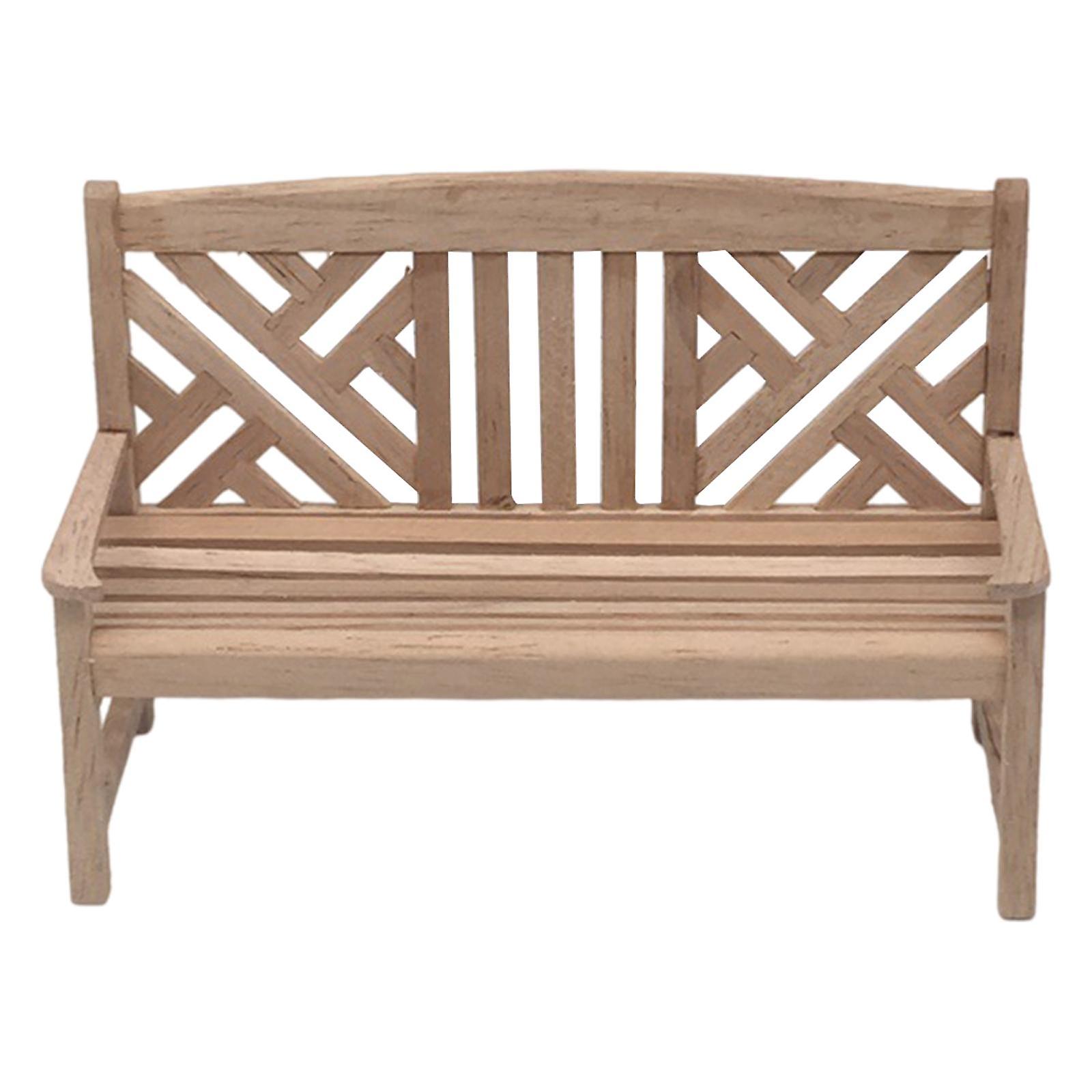 Dukkehus umalet havebænkestol