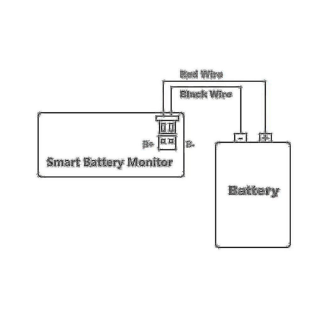 7-100V Smart Batterie Monitor mit Halterung, Digital Batteriekapazität Tester Batterie Spannung Temperat