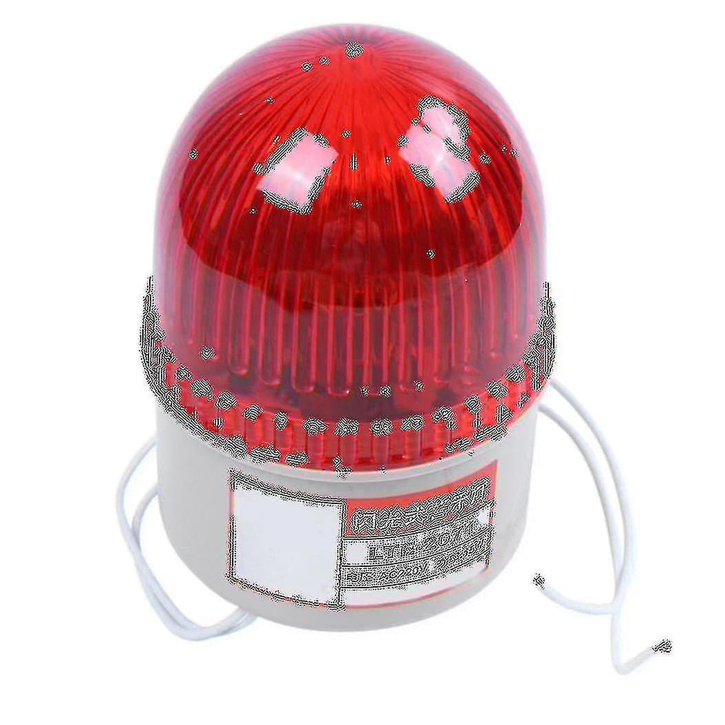 Ac 220v 15w Red Light Industrial Signal Tower Flash Warning Lamp