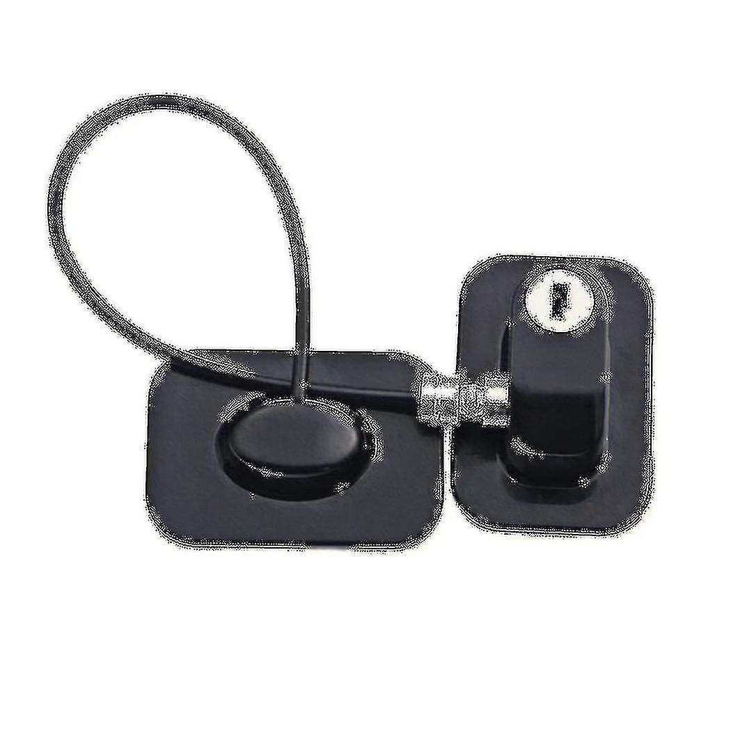 Restrictors With Safety Lock Cable, No Screws Required To Avoid Damage And The Safety, Black
