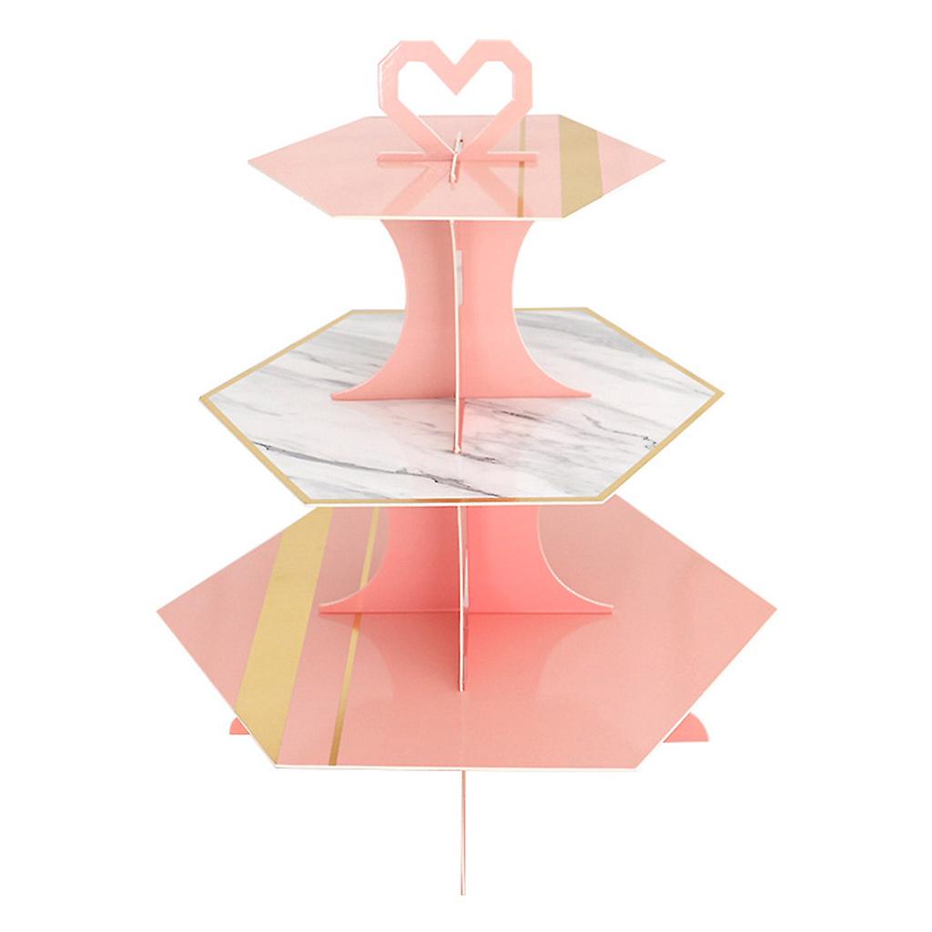 Dessert Stand with Smooth Edges Harmless to People Protect You in All Aspects