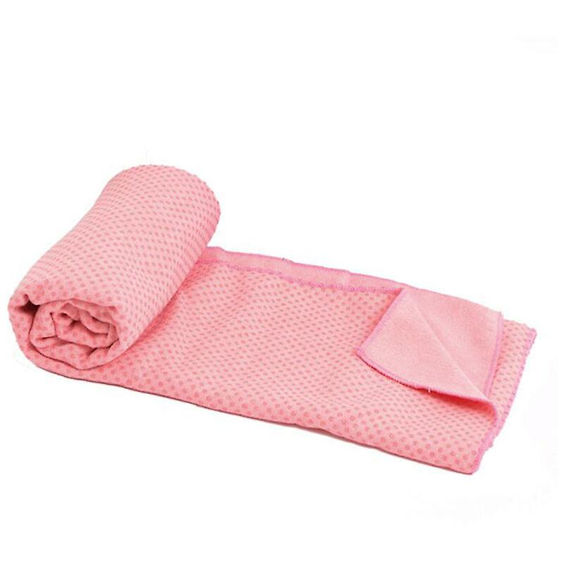 Yoga Mat Towel for, Foldable Non-Slip Absorbent Microfiber Towel with Travel Bag for Pilates