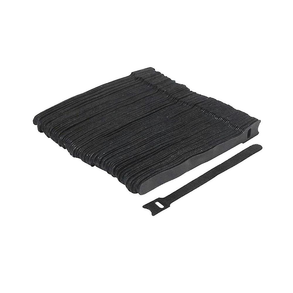100pcs Cable Tie Wire Reusable Cord Organizer Wire 15x1.2cm Computer Data Cable Tie Straps