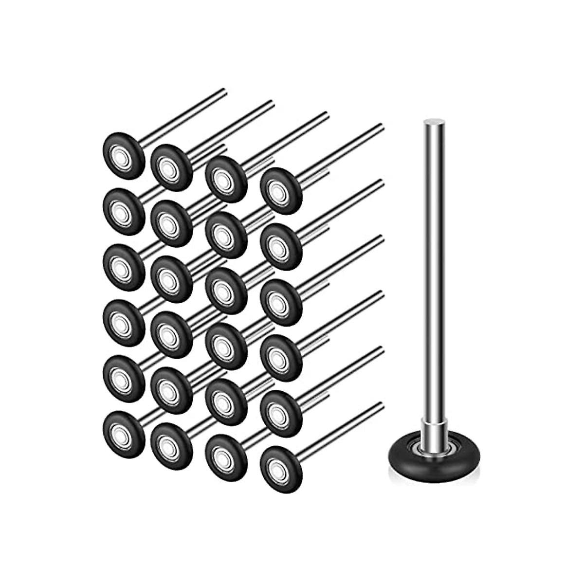 12 Pcs Nylon Porte De Garage Rouleau 2 Pouces Silencieux Garage Rouleaux En Vrac 6200ZZ Roulement Remplacement pour Gar