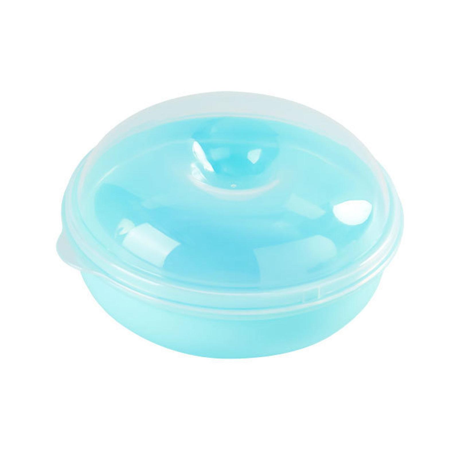 Clear Fresh Bagel Container Leak Proof Space Saving Sushi Box