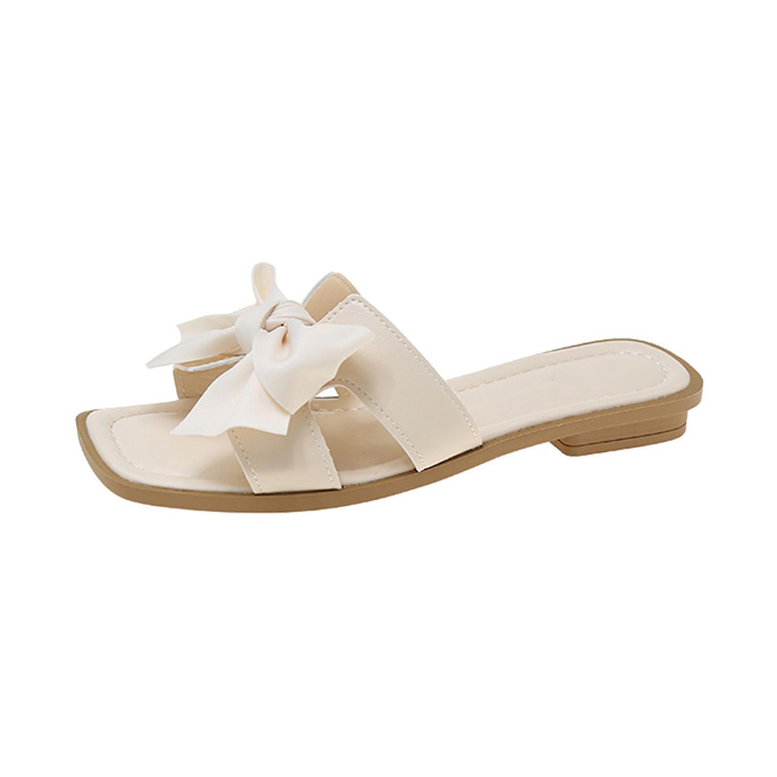 Womens Plus Size Beach Slippers Without Grinding Feet Slippers Suitable For Going Beach Side Wear