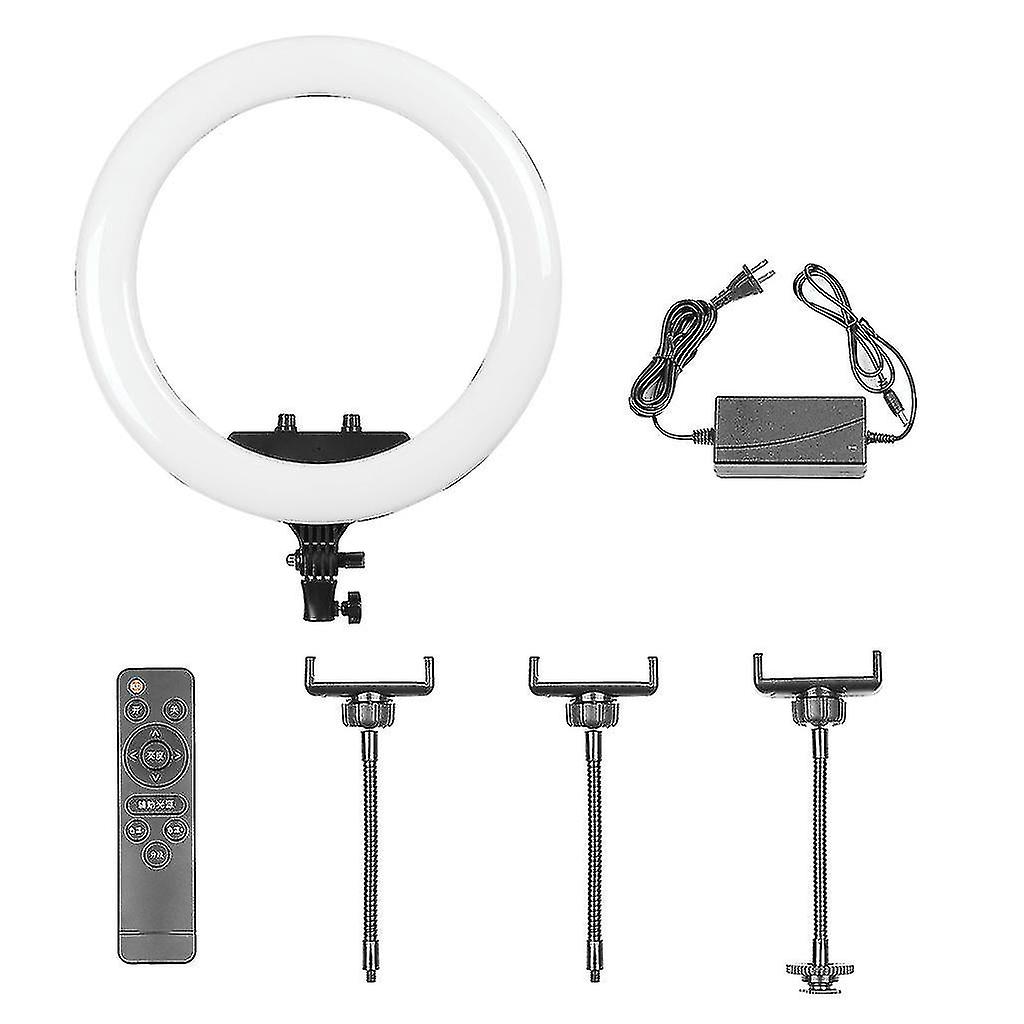Selfie Ring Light With Phone Holder Remote Control Us Plug Adapter Photography Lighting For Photo Video Makeup