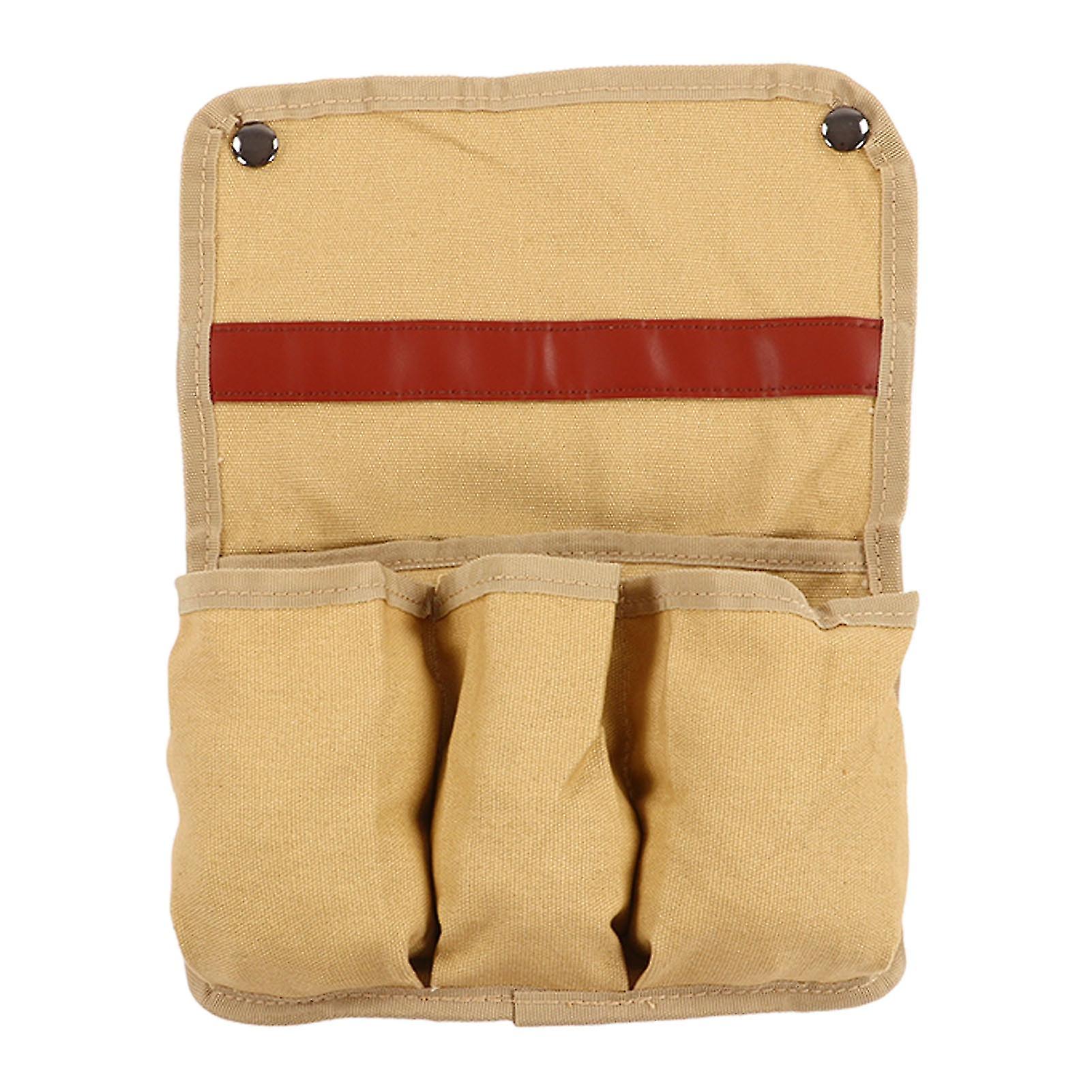 Chair Side Organizer Multifunctional Storage Bag Chair Side Bag for Camping Beach Khaki